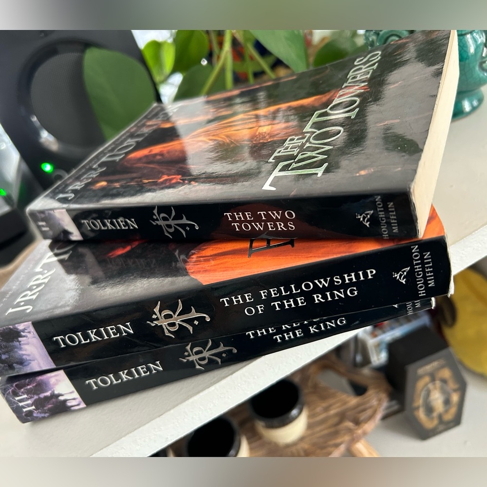 All three movie edition lord of the rings books - excellent condition!